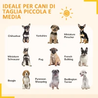 PawHut Recinto per Cani a 6 Pannelli Modulabili da Interno ed Esterno, in Acciaio, 164x83x80 cm, Nero(m-4)