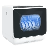 HOMCOM Multi-Program 6L Tabletop Dishwasher(m-1)