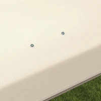 Outsunny Tenda Dobrável 3x3 para Exterior com Mosquiteiras Bolsa de Transporte Estrutura de Aço e Tecido Oxford Resistente Bege(m-9)