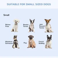 Pawhut Trapeze Collapsible Dog Pet Travel Box Cage Removable Tray 77 x 47 x 55cm(m-8)