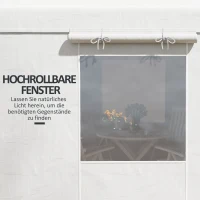 Outsunny Zestaw zastępczy dachu do ogrodowego pawilonu z 2 ściankami bocznymi, wodoodporny pokrowiec zastępczy do pawilonu ogrodowego, namiotu ogrodowego, biały(m-6)