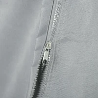 Outsunny 4 Pack Universal Gazebo Replacement Sidewalls Privacy Panel for Most 3 x 4m Gazebo Canopy Pavillion Outdoor Shelter Curtains Accessories Light Grey(m-9)