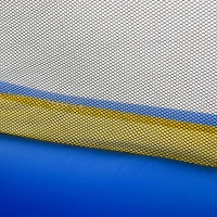 Outsunny Kids Bounce Castle Inflatable House with Trampoline Pool Climbing Wall with Inflator Carrybag, 2.8 x 1.7 x 1.55m(m-12)