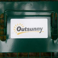 Outsunny Pułapka na żywo do zwierząt, precyzyjny mechanizm łapania, 60 x 18 x 20 cm, zielona(m-8)