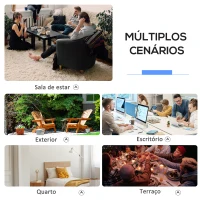 Outsunny Lâmpada Anti-Mosquitos Elétrica 30W Mata Mosquitos Elétrico Efeito UV 30 m² para Jardim Terraço Pátio 11x11x26 cm Preto(m-5)