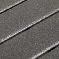 Outsunny Tuintafel Buiteneettafel Loungentafel, weerbestendig, modern design, 90 x 90 x 75 cm, Donkergrijs(m-7)