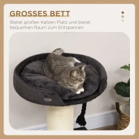 PawHut stevige krabpaal voor grote katten, kattenboom met kattenbed, XXL(m-6)