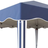 Outsunny 3 x 3cm Adjustable Height Pop-Up Gazebo, with Bag - Blue(m-8)