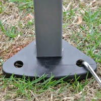 Outsunny 3.2m Pop Up Gazebo Hexagonal Canopy Tent for Outdoor Sun Protection - Includes Mesh Sidewalls and Handy Bag, Brown(m-8)