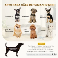 PawHut Sofá Cama para Cães e Gatos de Vime PE Cama Elevada Redonda para Animais de Estimação com Almofada Suave Lavável para Interior e Exterior 60x60x20cm Cinza(m-4)