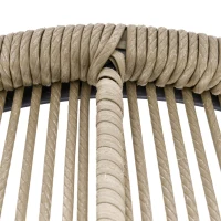 Outsunny 3 Piece Rattan Garden Furniture Set - Includes Cushions, Outdoor Conservatory Dining Set with 2 Chairs and Glass Coffee Table, Brown(m-7)