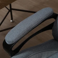 Krzesło biurowe z masażem Vinsetto, fotel biurowy z funkcją masażu, fotel gamingowy z regulacją wysokości, ergonomiczne krzesło obrotowe, fotel z masażem, szary, 64 x 68,5 x 113-121 cm(m-8)