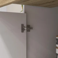 Homcom Dulap Modern 180 cm – Cu Usi, Sertare si Rafturi de Depozitare(m-9)