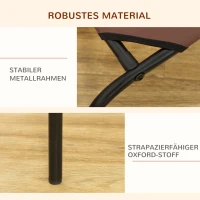 PawHut Hundebett Outdoor Hundeliege bis 30 kg mit Ersatzbezug 110 x 68 x 20 cm(m-7)