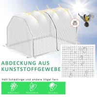 Outsunny Mini Szklarnia, odporna na warunki atmosferyczne, łatwa w transporcie, 99 cm x 71 cm x 60 cm, Tunel foliowy, Zielony(m-4)