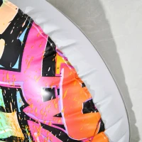 Outsunny Nadmuchiwany worek do siedzenia, Z funkcją bujania, wygodny, odporny na przekłucia, do 80 kg, 94 x 76 x 75 cm(m-9)