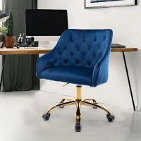 Fauteuil de relaxation ergonomique hauteur réglable, élégante et confortable, Bleu(m-5)