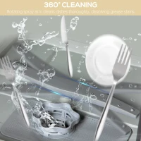 HOMCOM Multi-Program 6L Tabletop Dishwasher(m-7)