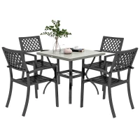 Outsunny Set de Masa si Scaune de Gradina, 5 Piese(m-10)