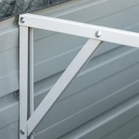 Outsunny podwyższona grządka, 125 cm x 47 cm x 40 cm(m-7)