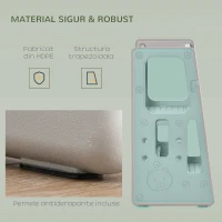 HOMCOM Scara pentru Copii Turn Montessorian, Inaltime Reglabila 3 Niveluri, HDPE Inodora, 47x47x90cm, Gri(m-5)