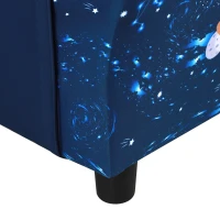 HOMCOM Child Armchair Kids Mini Sofa Chair with Armrest, 59.5 x 43 x 46.5cm, Blue(m-9)