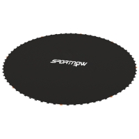 SPORTNOW Tapete de Substituição para Trampolim Redondo Ø323 cm Tapete para Trampolim de 12 Pés Anti-UV Preto