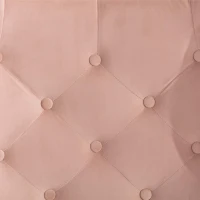 Fauteuil Relax Moderne capitonné pour Salon et Chambre à Coucher - Confort et Style en Velours, Rose(m-9)