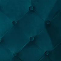 Fauteuil Relax Moderne capitonné pour Salon et Chambre à Coucher - Confort et Style en Velours, Bleu(m-9)