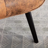 Fauteuil Relax Moderne capitonné pour Salon et Chambre à Coucher , Marron(m-10)