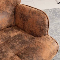Fauteuil Relax Moderne capitonné pour Salon et Chambre à Coucher , Marron(m-8)