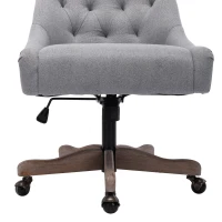 Fauteuil de relaxation Confortable et Design - Pivotant, Moderne pour Salon et Bureau avec Matériaux de Haute Qualité, Gris(m-7)