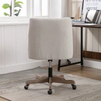 Fauteuil de relaxation Confortable et Design - Pivotant, Moderne pour Salon et Bureau avec Matériaux de Haute Qualité, Beige(m-10)