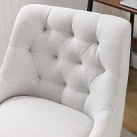 Fauteuil de relaxation Confortable et Design - Pivotant, Moderne pour Salon et Bureau avec Matériaux de Haute Qualité, Beige(m-5)