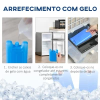 HOMCOM Climatizador Humidificador Refrigerador de Ar com Rodas Depósito de 12L Controlo Remoto 3 Modos de Velocidade Temporizador 12h e Ecrã LED Tátil 38x35x81cm Branco(m-7)