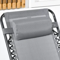 Outsunny Outdoor Schommelstoel, weerbestendig, opklapbaar, met Kussen, tot 120 kg, Lichtgrijs(m-7)
