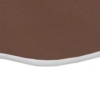 Outsunny Verstelbare vrijstaande zonnescherm, handmatig bedienbaar, metalen frame, weerbestendig, 4x3m, Crème(m-8)