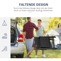 Outsunny leżak ogrodowy 9 pozycji stal siatka(m-4)