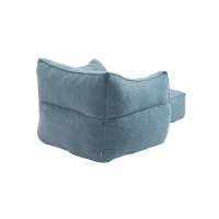 Bouclé-Sitzsack für Erwachsene, Blau(m-4)