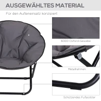 Klapstoel klapfauteuil klapzetel campingstoel tuinstoel loungestoel opvouwbaar gestoffeerd(m-6)