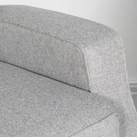 HOMCOM 150° Electric Reclining Chair, with USB port and Footrest - Grey(m-9)