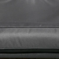 Outsunny Hollywoodschommel, 2-zits Tuinschommel met Verstelbaar Dak, tot 220kg Belastbaar, 145 x 116 x 172 cm, Donkergrijs(m-8)