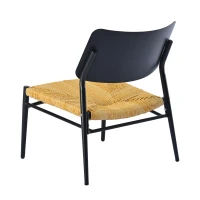 Set Bistro 3 Piezas en Aluminio y Ratán Pe para Balcón Resistente A los Rayos Uv Carga 150 Kg Negro(m-10)