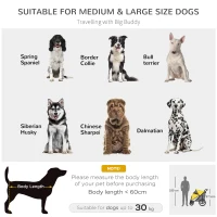 PawHut Foldable Pet Stroller, with Washable Cushion, Storage Bags, Safety Leash, for Medium, Large Dogs, Catts, Travel - Yellow(m-4)
