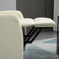 HOMCOM Poltrona Relax Levanta Pessoas Poltrona Elétrica Reclinável a 145° com Controlo Remoto Apoio para Pés 67x95x105 cm Creme(m-8)