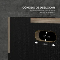 SPORTNOW Caixa Pliométrica com 3 Alturas Diferentes para Treino de Força em Casa Ginásio CrossFit Carga 120 kg 61x51x41 cm Preto(m-5)