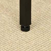 HOMCOM Bartafel-Set Bartafel met 4 Barkrukken 5-delig Tafelset Staal Eiken(m-8)