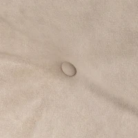 HOMCOM Slaapbank 2-zitsbank Fluweelbank, Slaapfunctie, incl. 2 kussens, Fluweel Optiek, Natuur + Beige + Zwart(m-9)