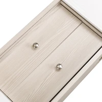 Mueble TV con 2 Cajones y 2 Puertas Correderas 160x40x58 cm Blanco(m-7)