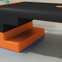 SPORTNOW 15cm/20cm/25cm Exercise Stepper for Home Workout, Aerobic Step Platform - Orange(m-9)